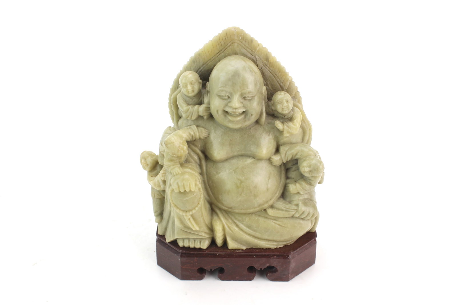Three Chinese Soapstone Figures - 9
