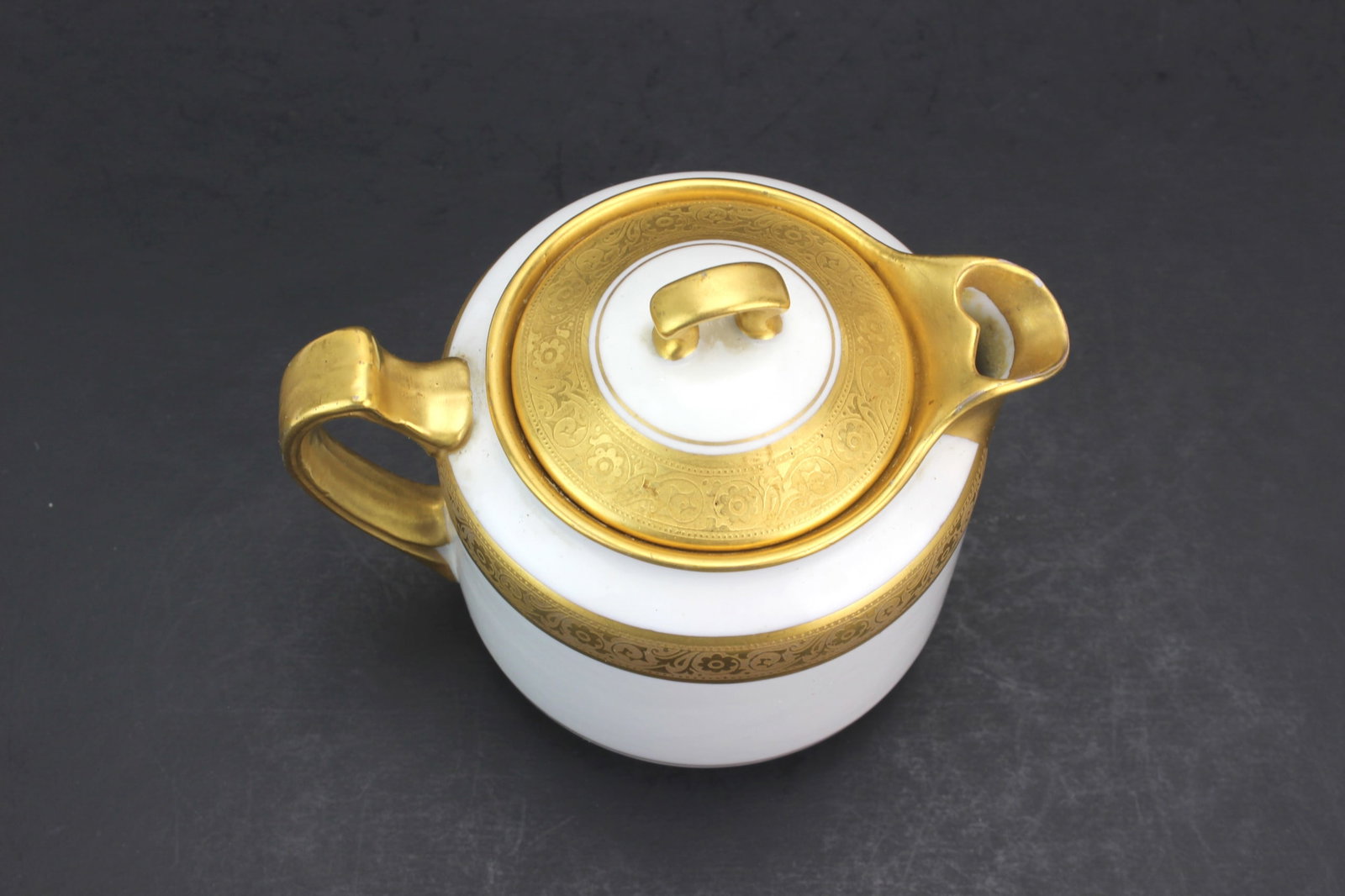 Pickard Etched China Teapot - 4