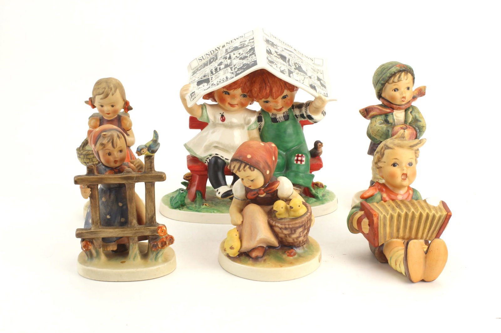 Six Goebel Hummel Figurines (1 of 17)