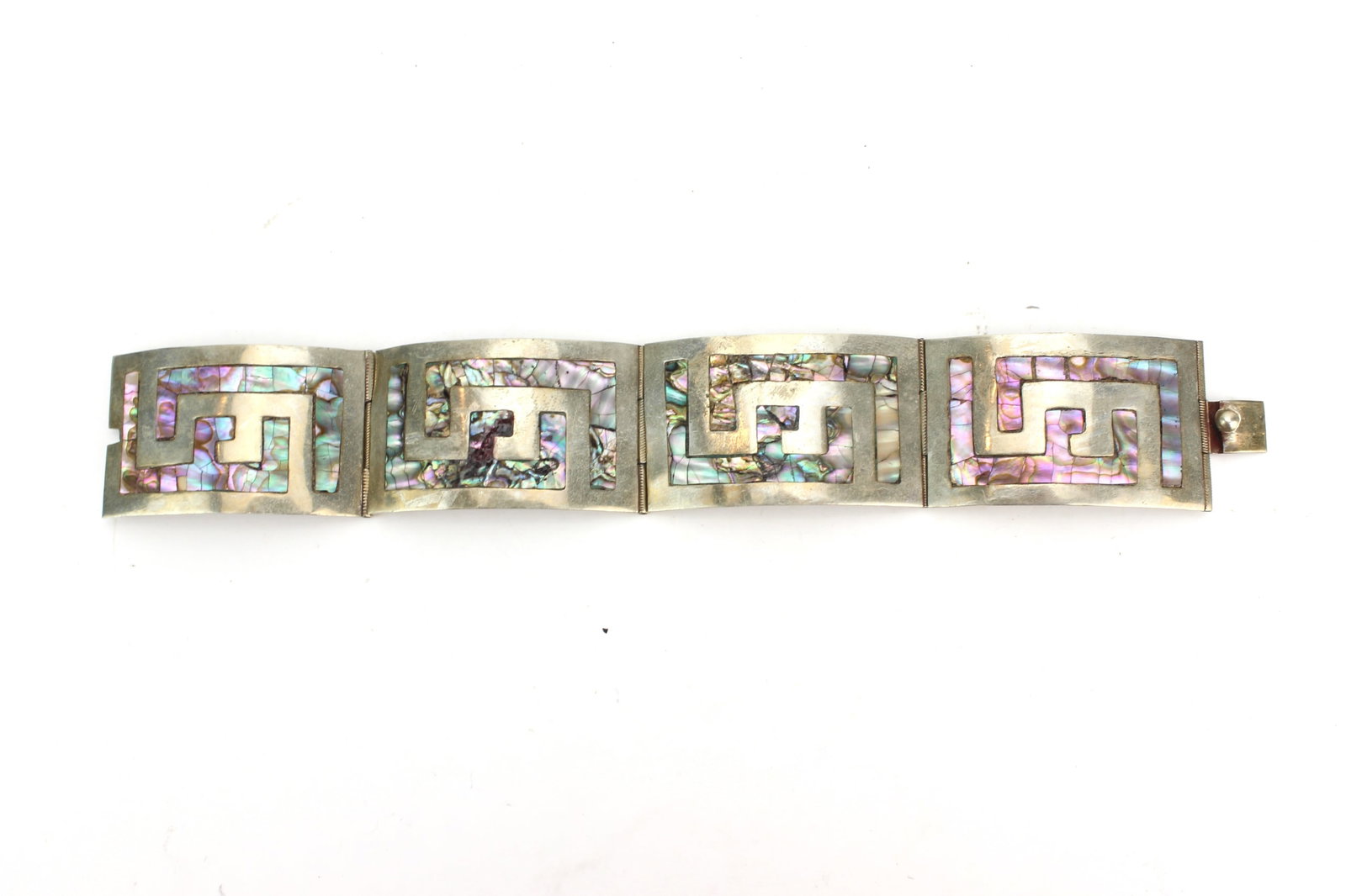 Mexican Abalone Inlay Bracelet - 2