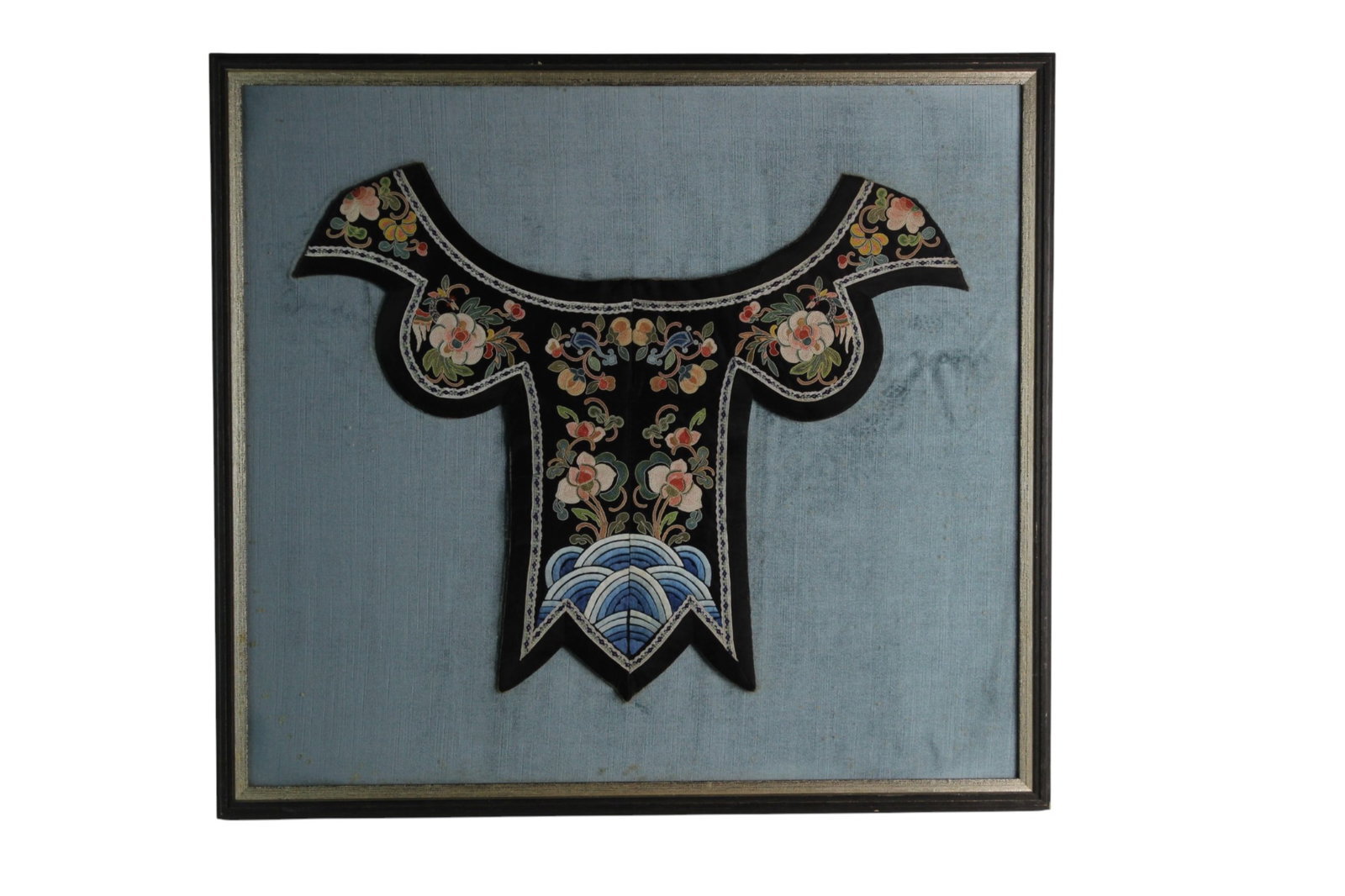 Framed Chinese Embroidery Collar Panel (1 of 5)