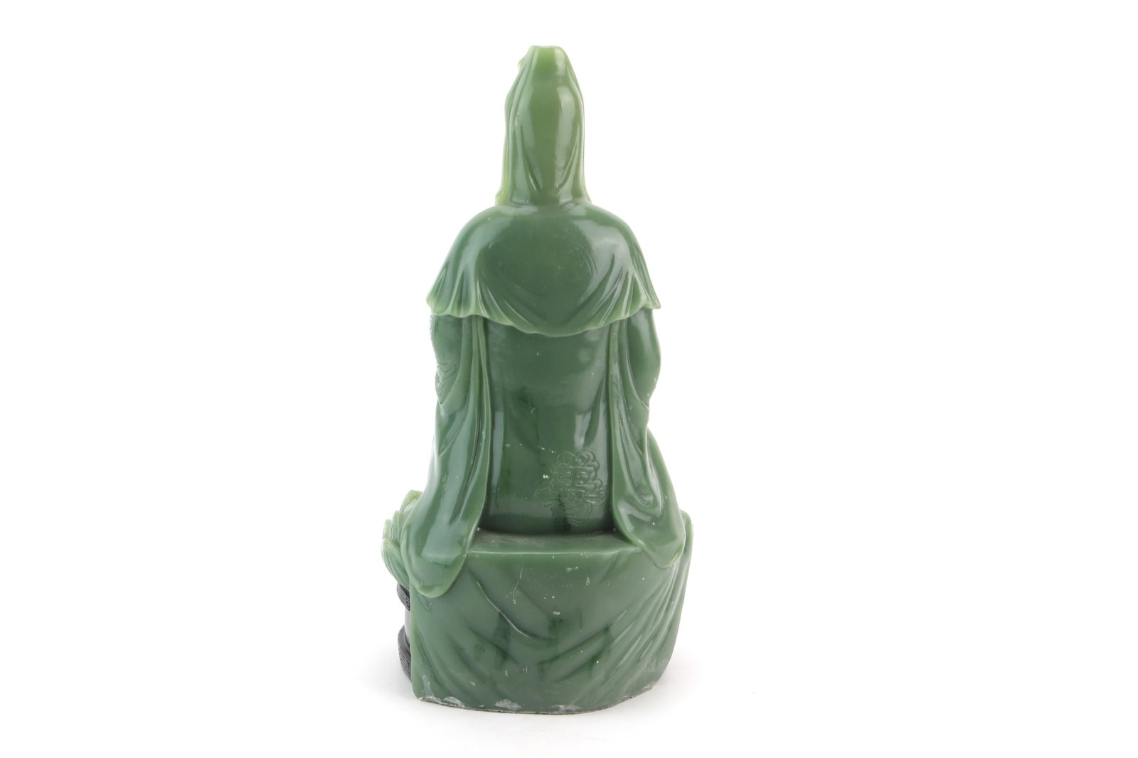 Pair Green Resin Figurines - 9