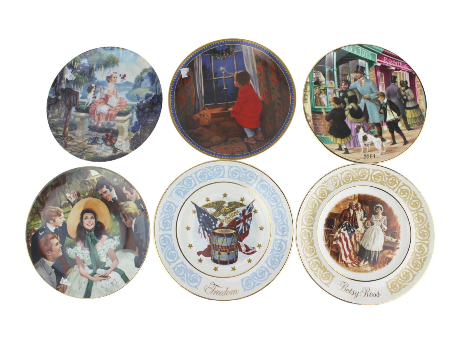 Six Collector's Ceramic Plates (1 of 5)