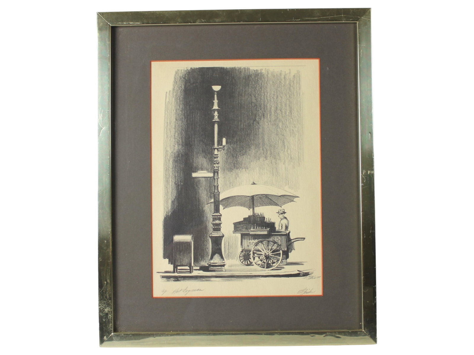 Sheldon Fink, "Hot Dog Man" AP Lithograph (1 of 6)