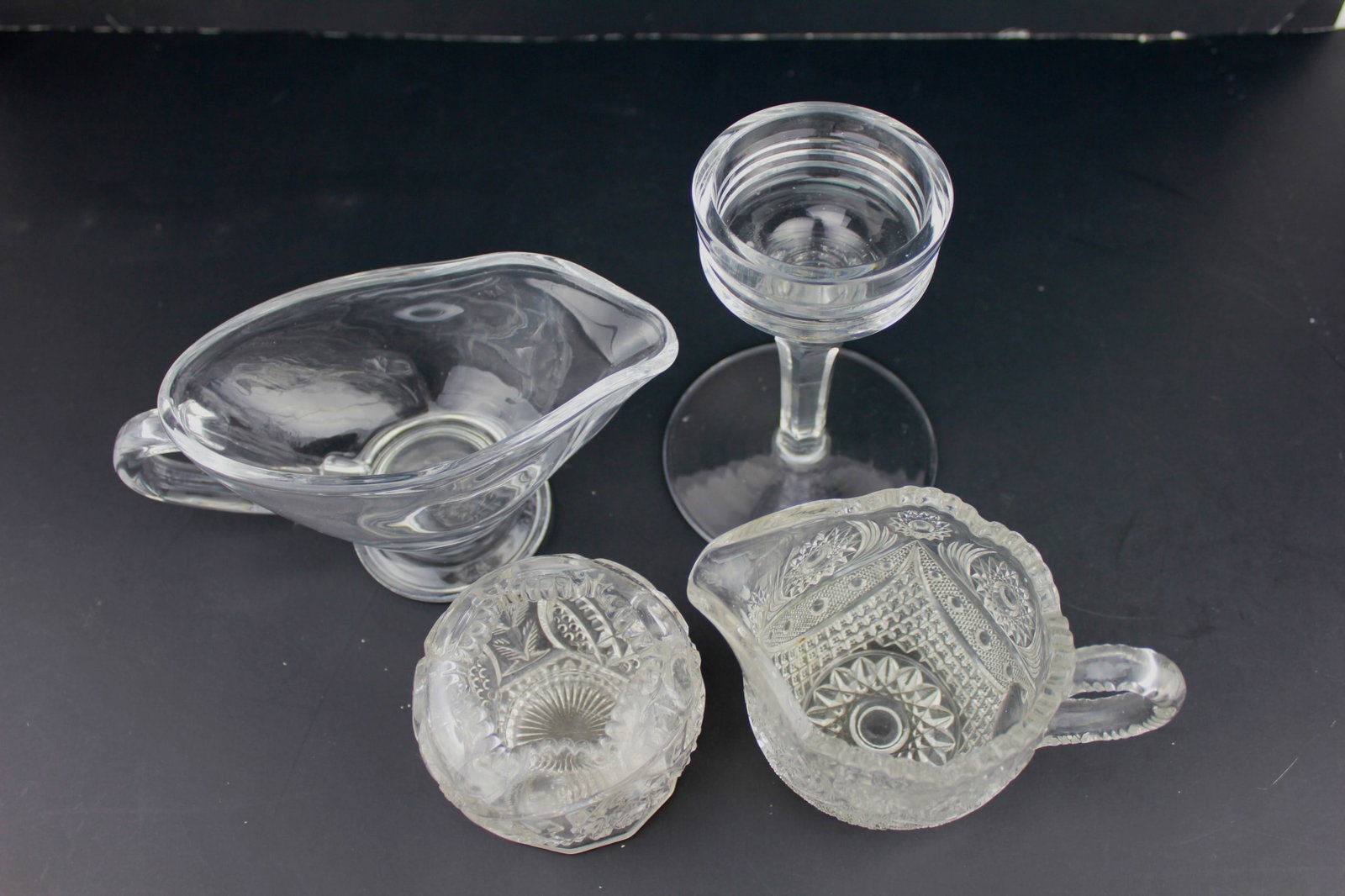 Four Cut Glass Tablewares - 2
