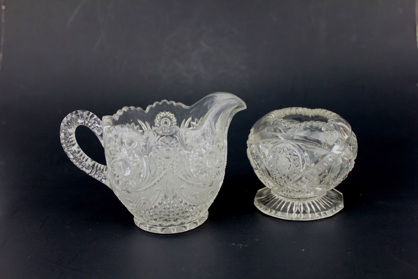 Four Cut Glass Tablewares - 4