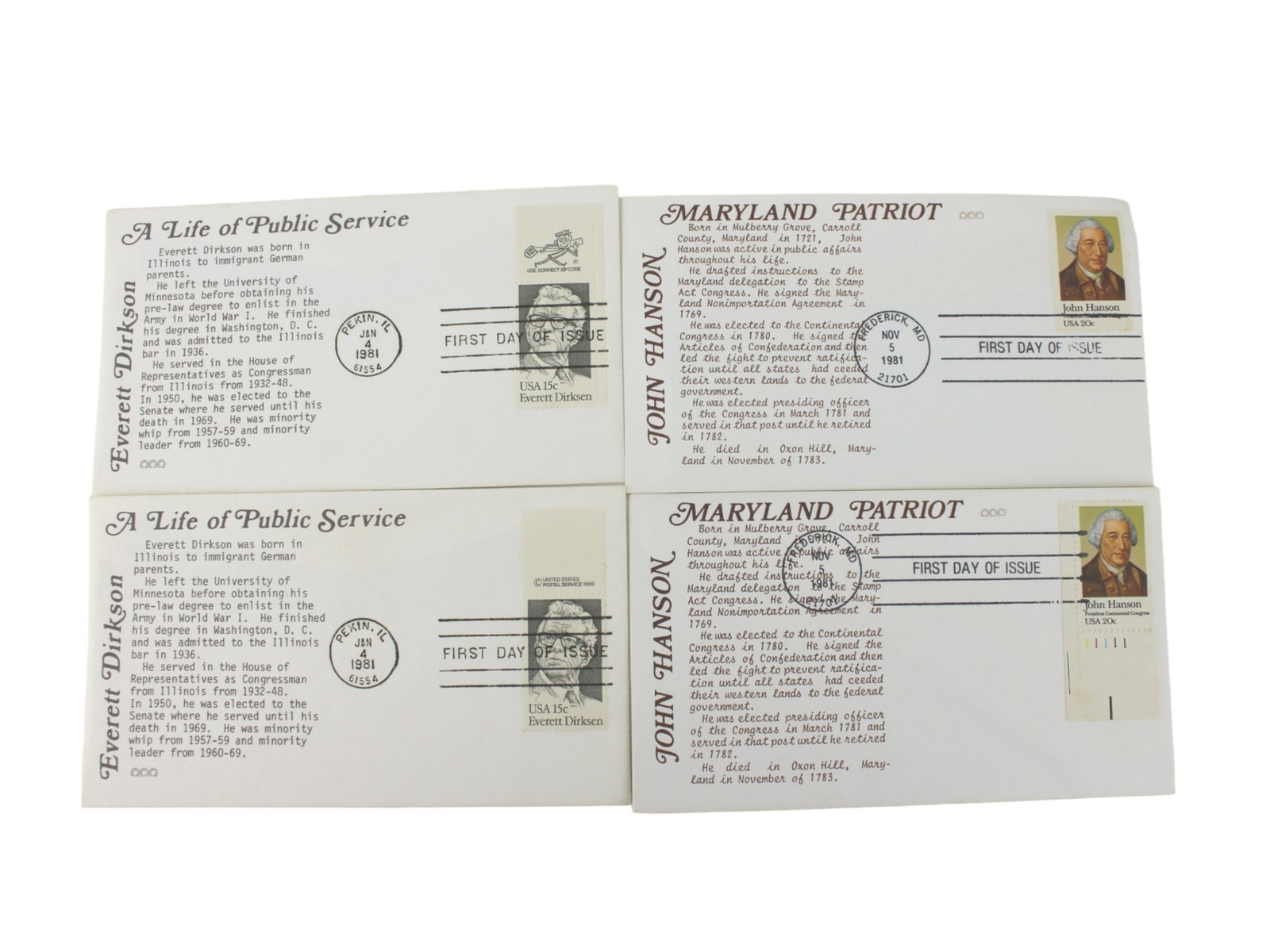 24 ASSORTED FIRST DAY COVERS-PEOPLE - 5