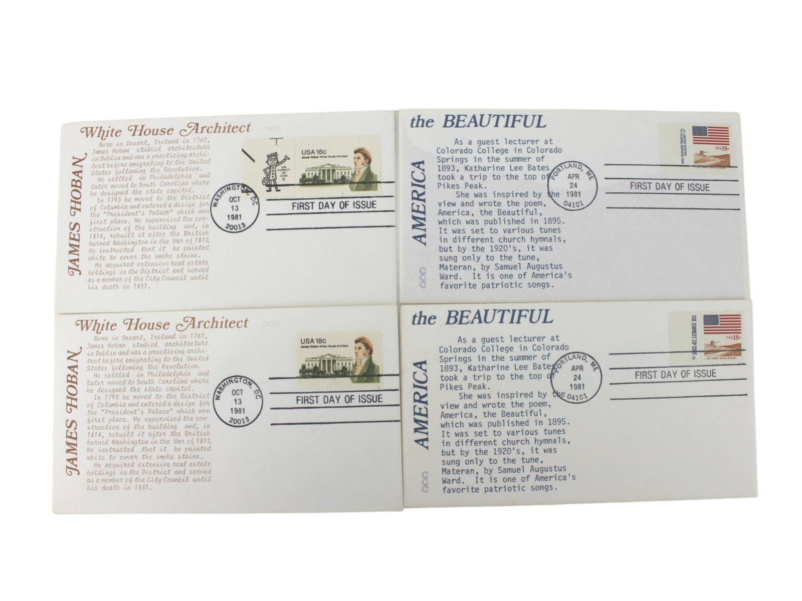 24 ASSORTED FIRST DAY COVERS-PEOPLE - 6