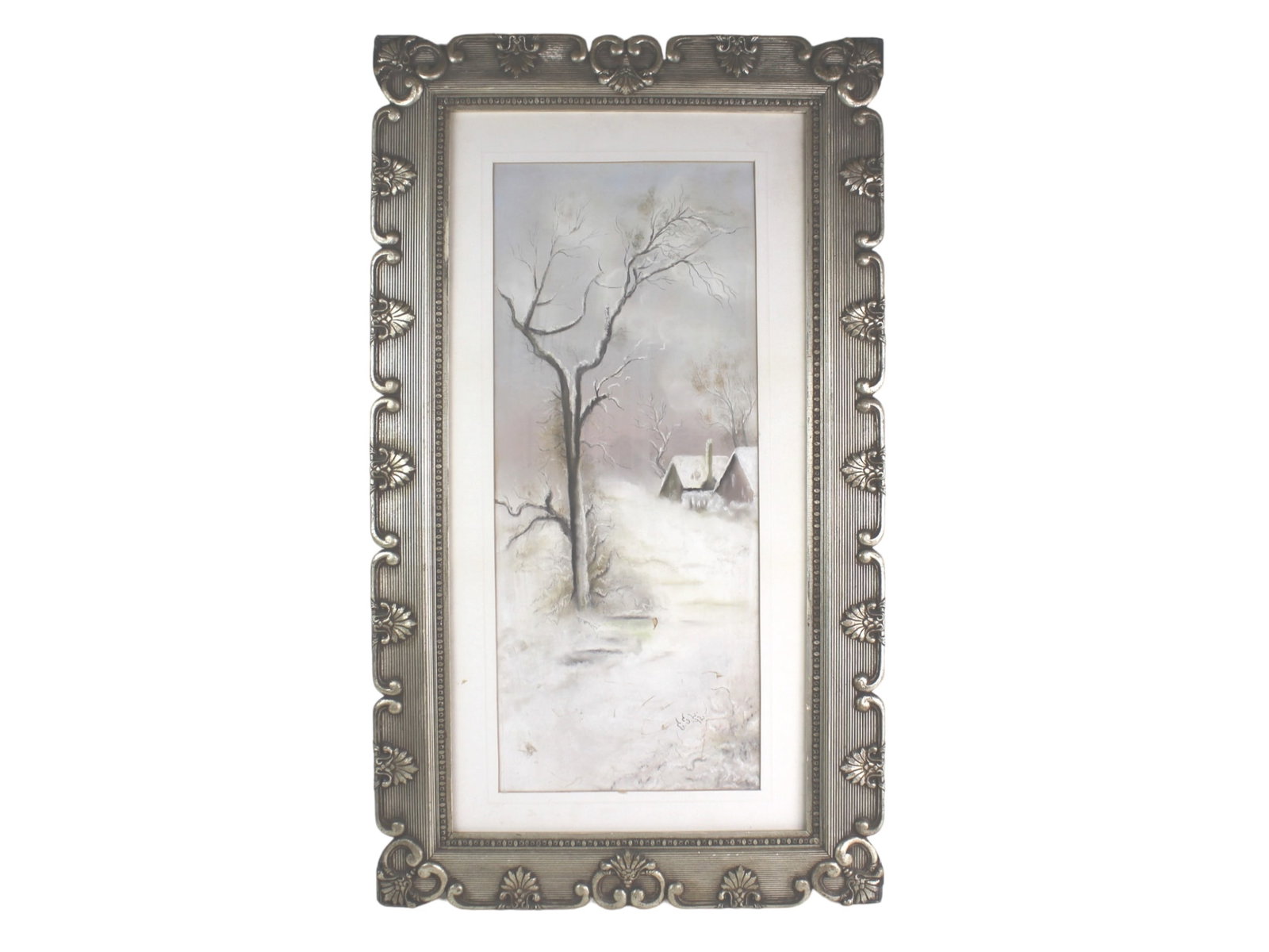 Charles Lownsend, Farmhouse In Snow, Oil On Board (1 of 8)