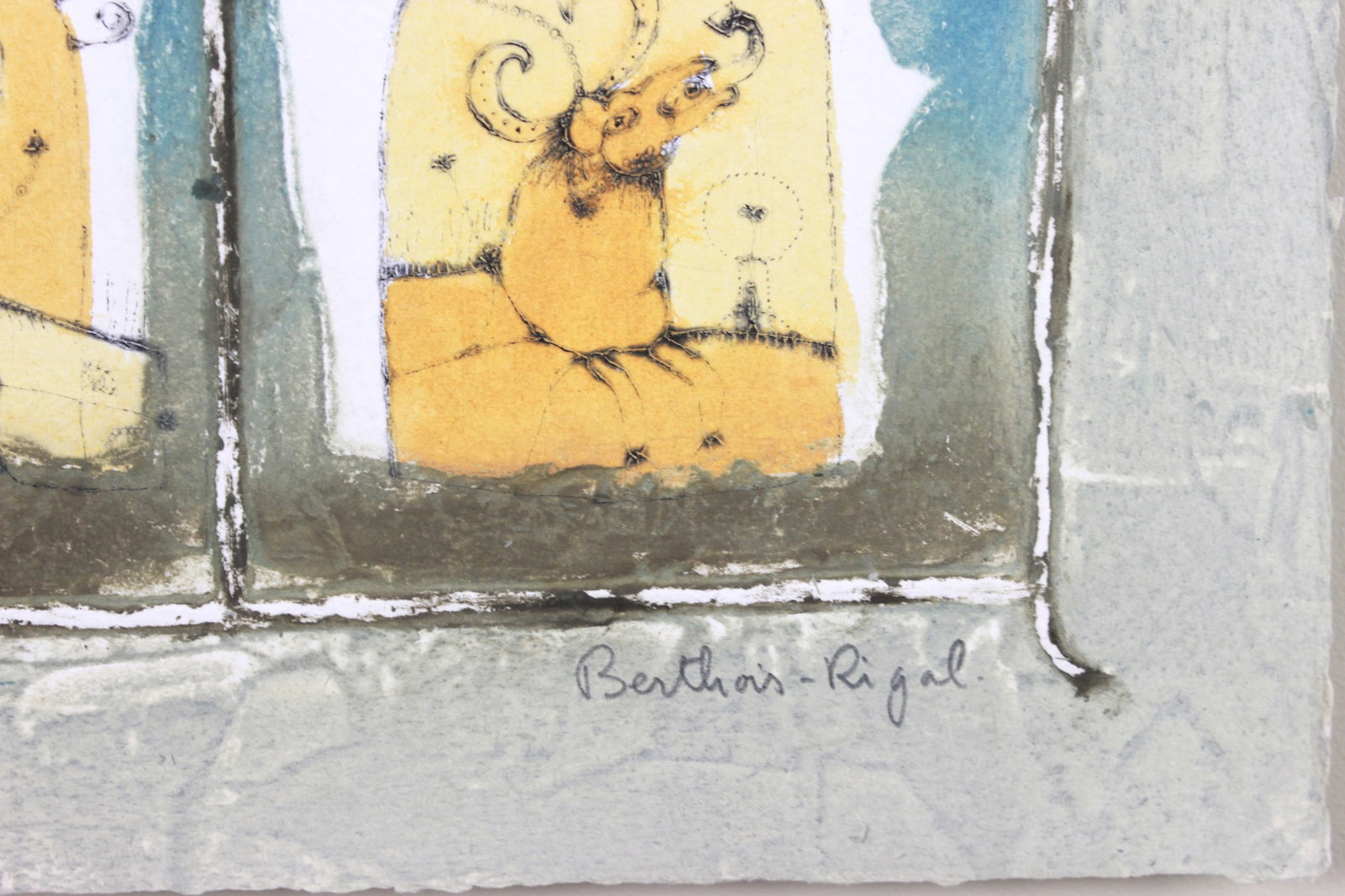 Signed Etching by Bernard Berthois-Rigal - 2