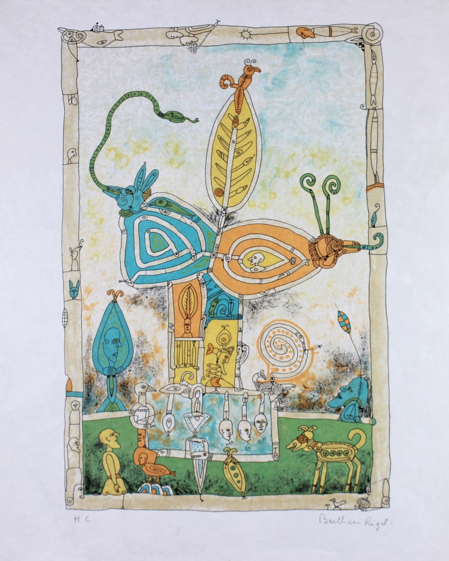 Bernard Berthois-Rigal, Signed Original Etching - 2