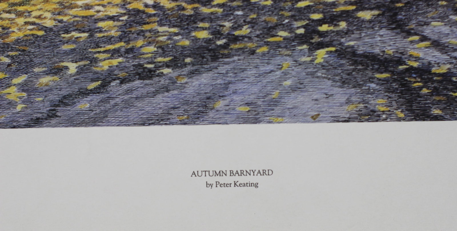 Peter Keating, "Autumn Barnyard", Signed Print - 3