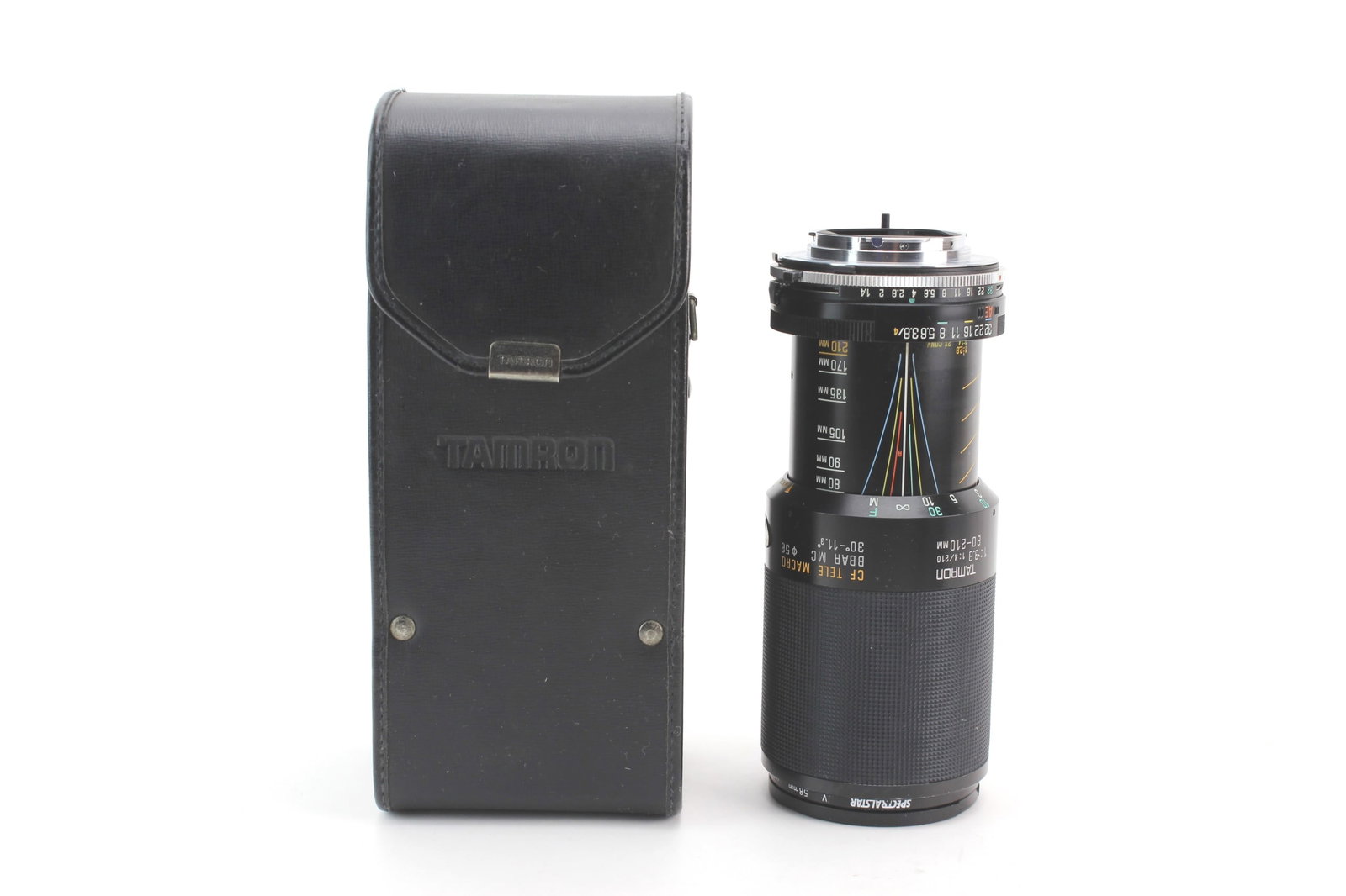 Tamron CF Tele Macro 1:3.8 80-210 mm Lens: Tamron CF Tele Macro BBAR MC 1:3.8 1:4/210 80-210 mm Lens, 58mm, with case.