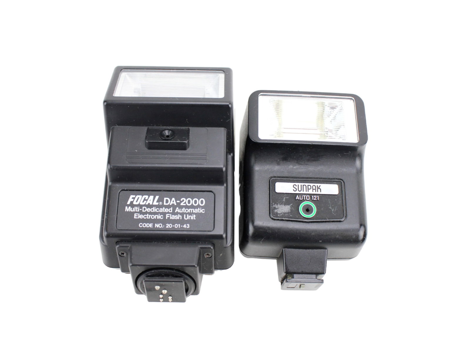 NINE VARIOUS CAMERA FLASHES - 6