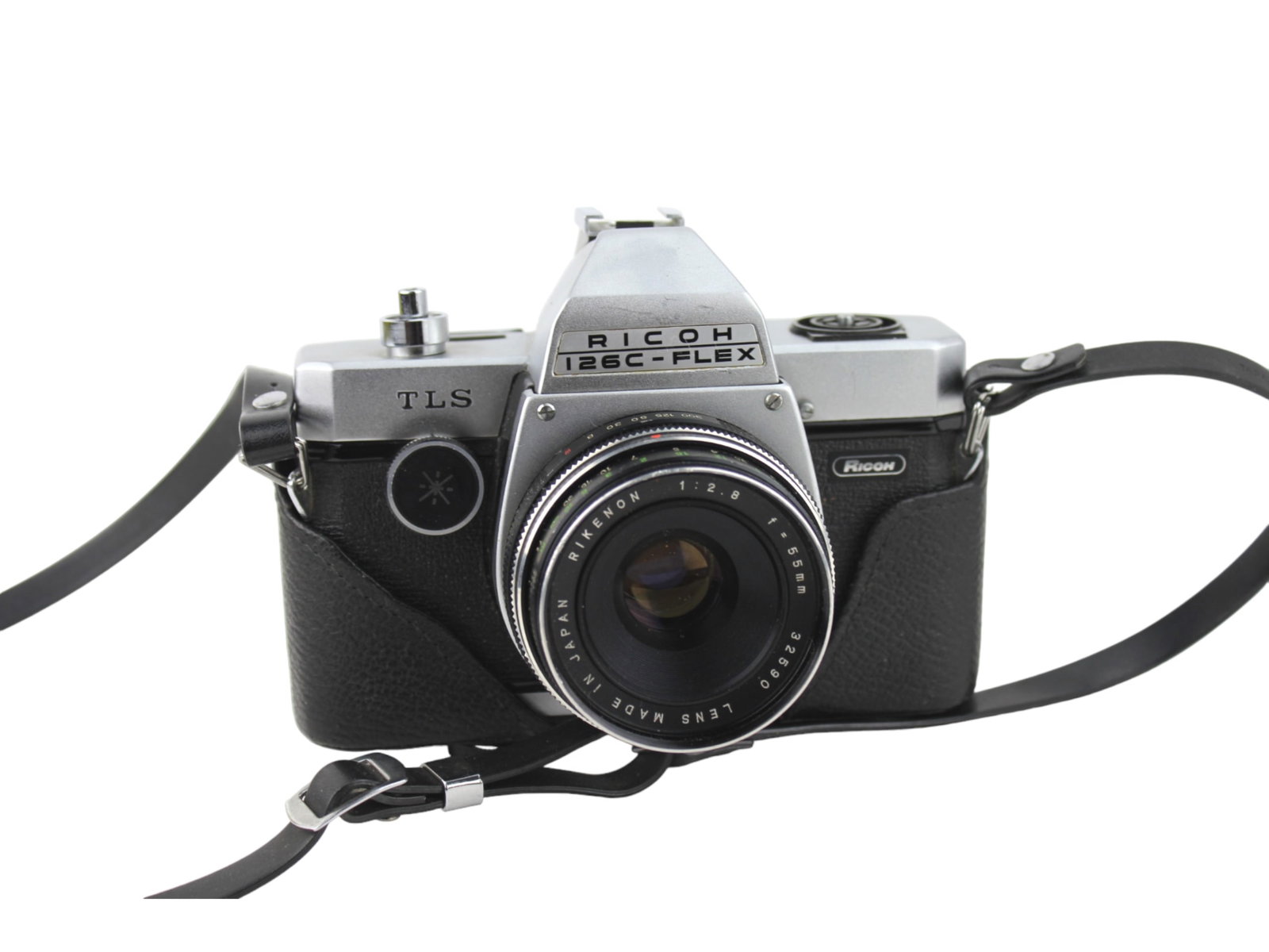 RICOH 126C-FLEX TLS SLR CAMERA: Ricoh 126C-Flex TLS 126 cartridge SLR camera. C1968-1971.