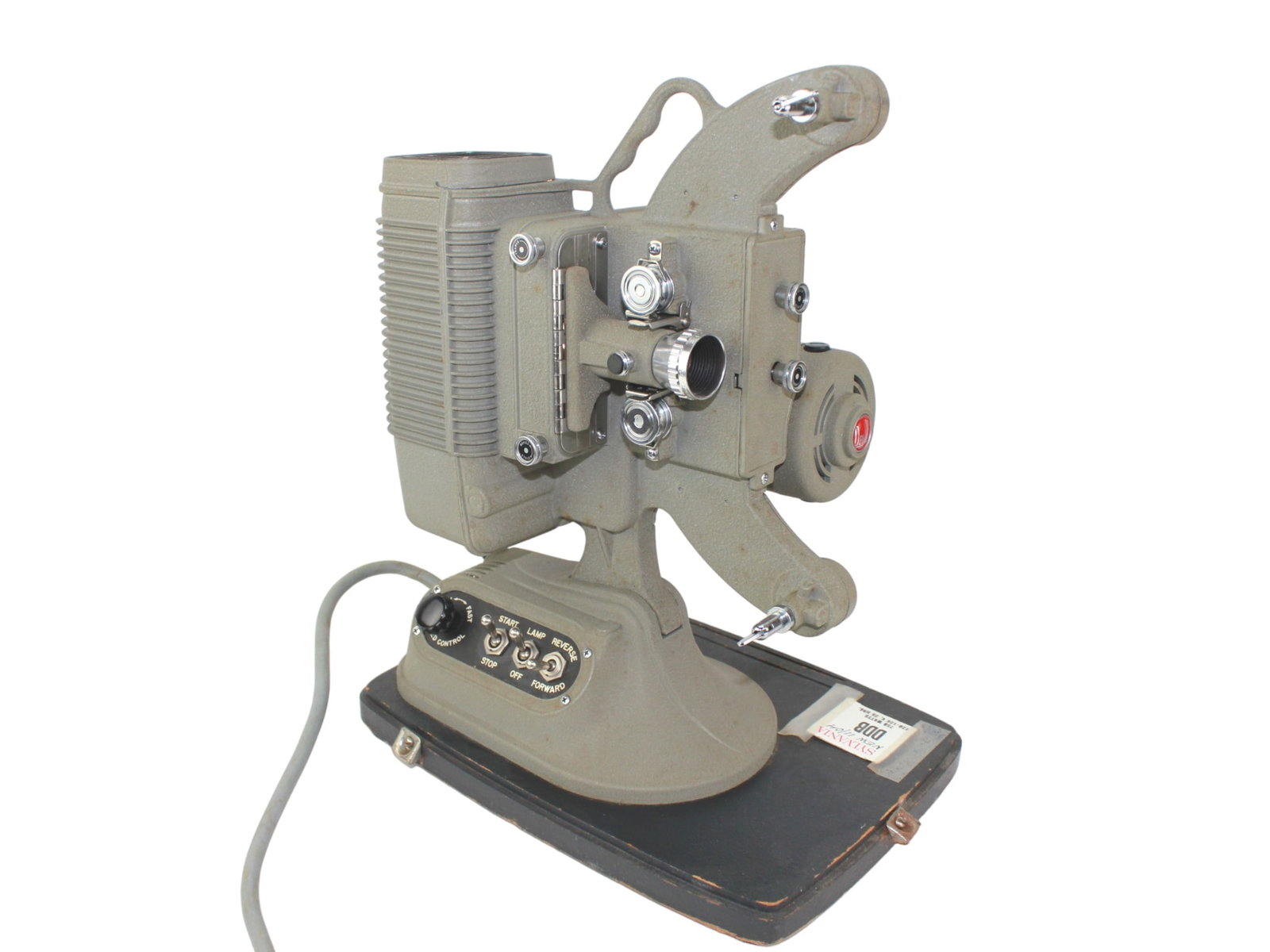 DEJUR MW-750 8 MM MOVIE PROJECTOR: DEJUR MW-750 8 MM MOVIE PROJECTOR. Size: 12 X 15 X 8 in..Weight: 17.7 lbs.