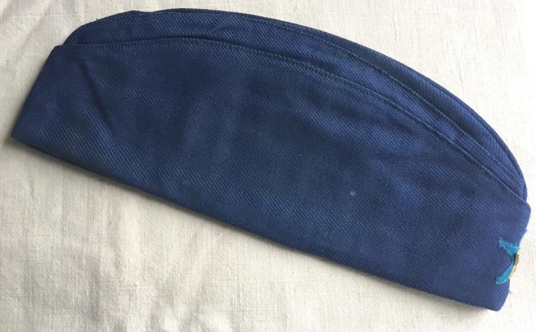 WWII Russian Side Cap Blue Summer Fabric 1939 (1 of 5)