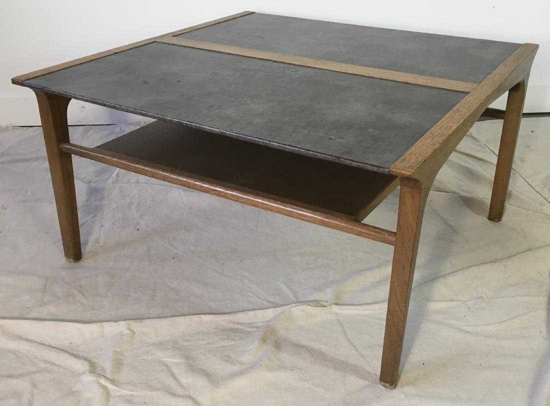 Drexel Leather Top Coffee Table (1 of 5)