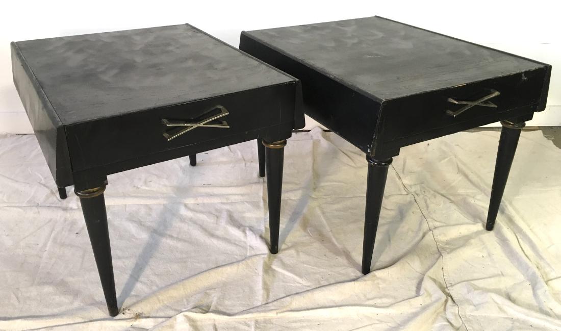 Pair American of Martinsville Painted End Tables (1 of 4)