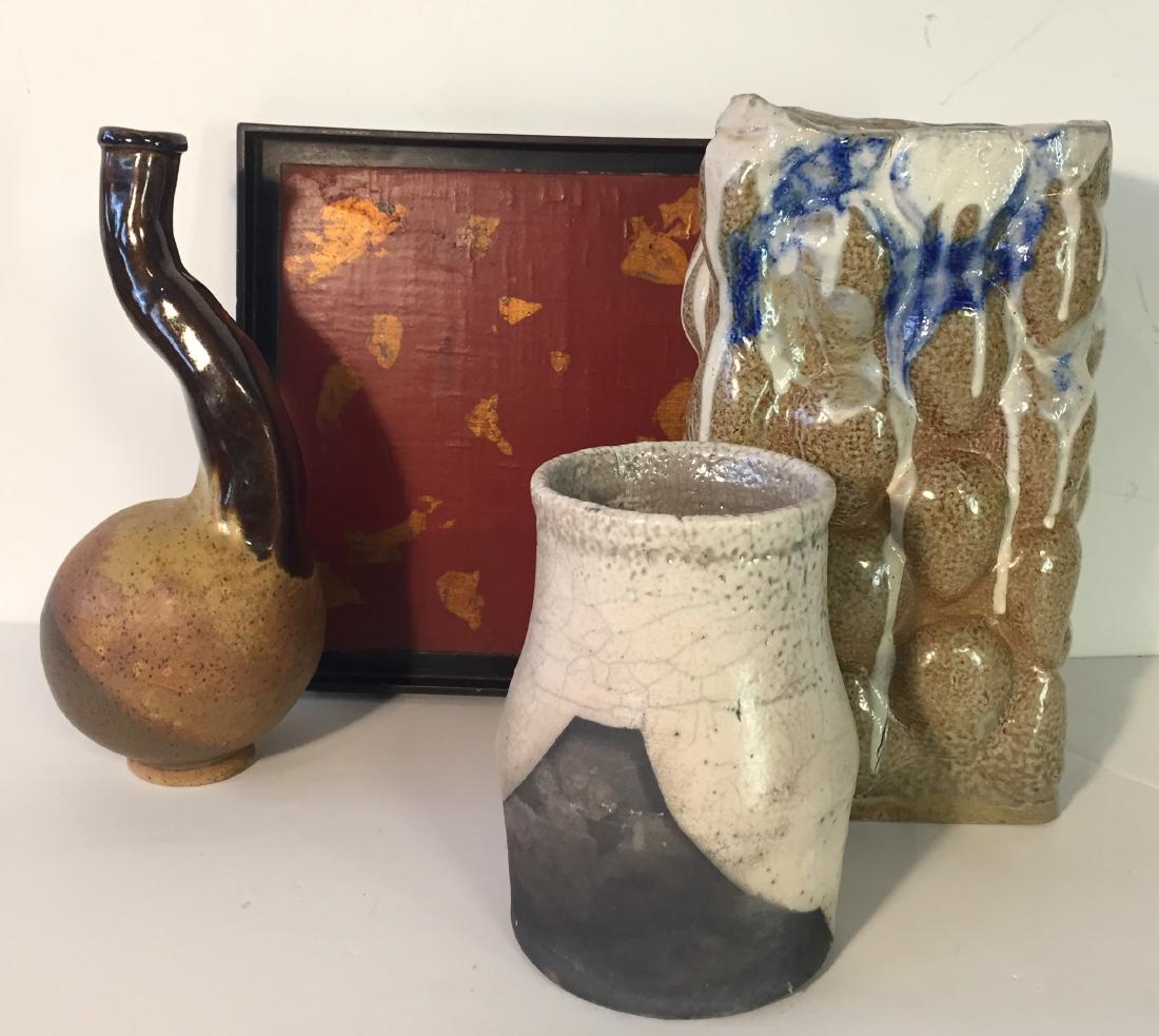 Studio Pottery and Lacquer Tray (1 of 5)