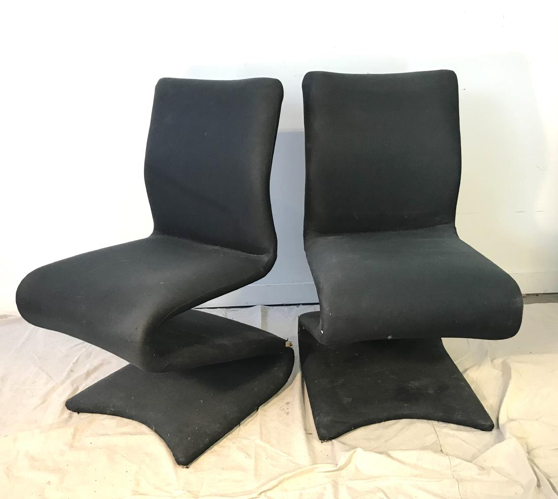 Pair Panton Style Z Chairs (1 of 3)