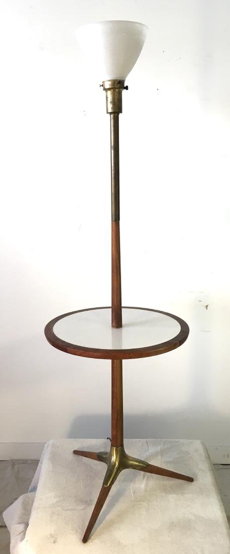 Tony Paul Style Lamp Table in Walnut and Brass (1 of 6)