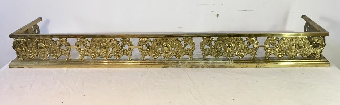 Brass Fireplace  Fender (1 of 6)