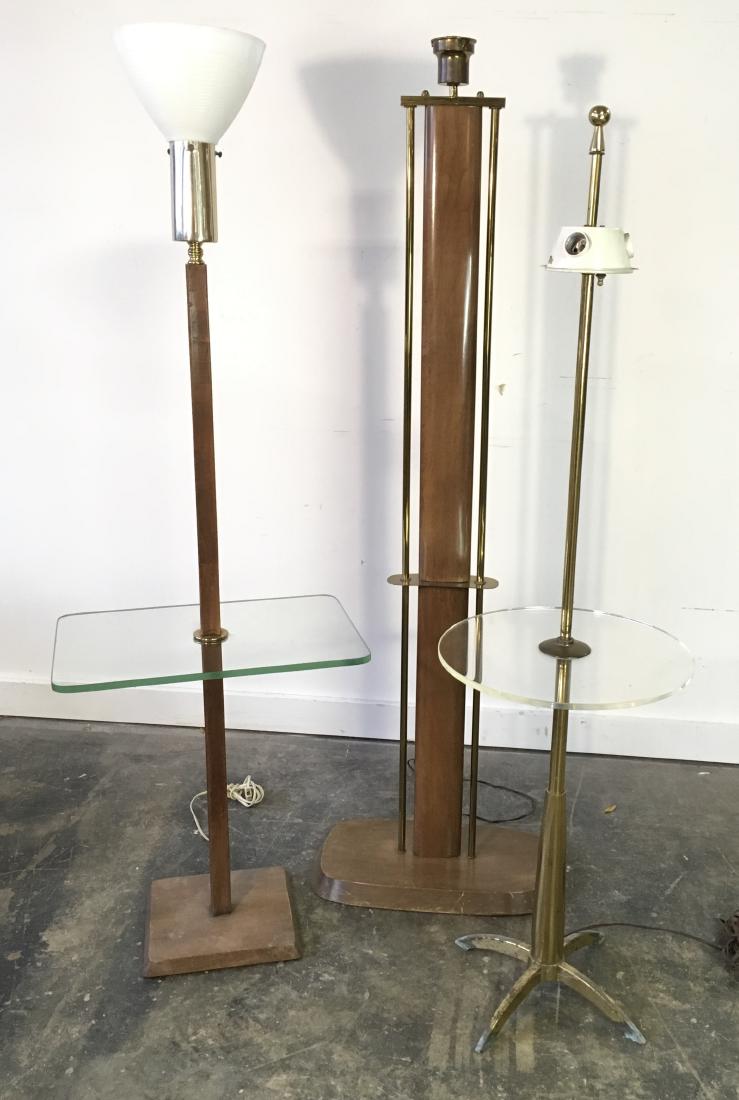 Lot of 3 Vintage Floor Lamps (1 of 5)