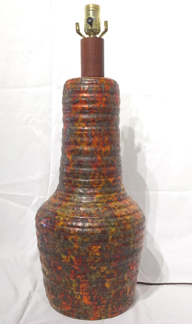 Large Lava Glaze Vintage Lamp (1 of 3)