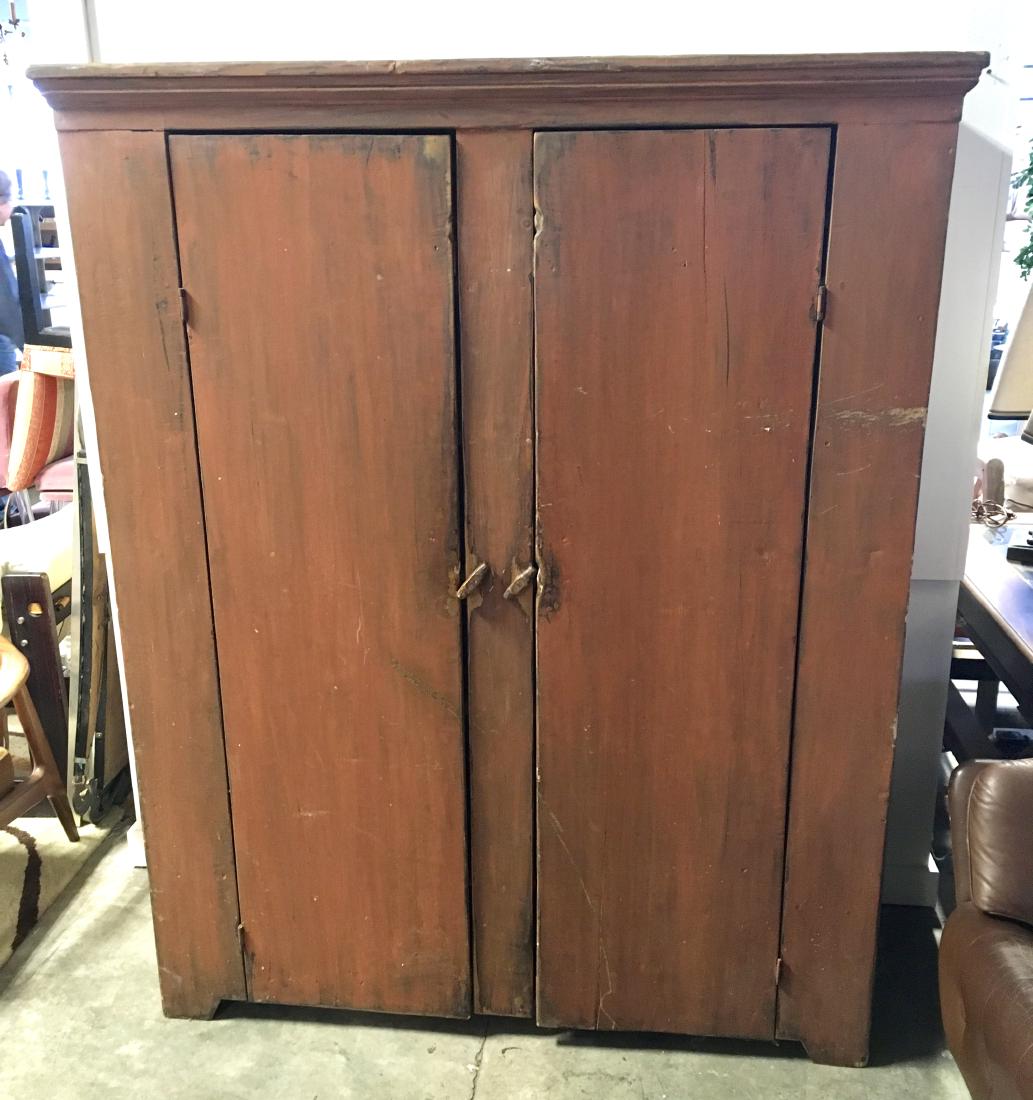 Country Cupboard in Pumpkin Paint (1 of 8)