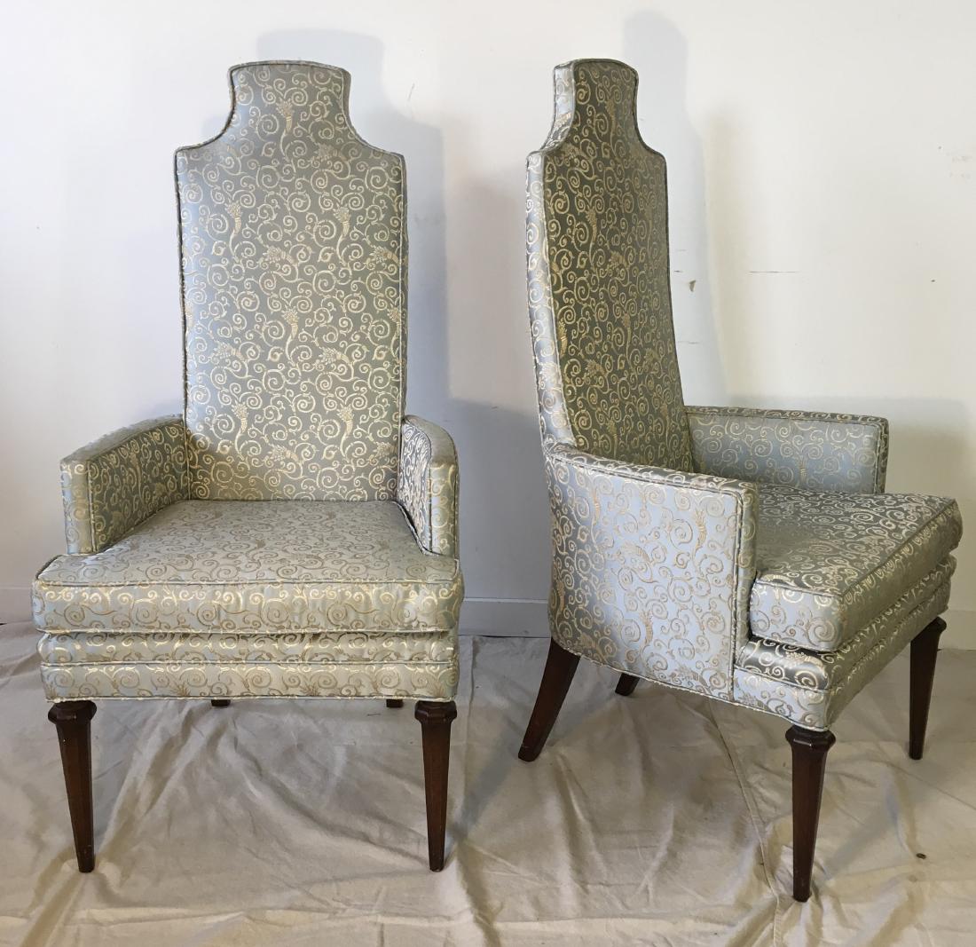 Pair Hollywood Regency Armchairs (1 of 5)