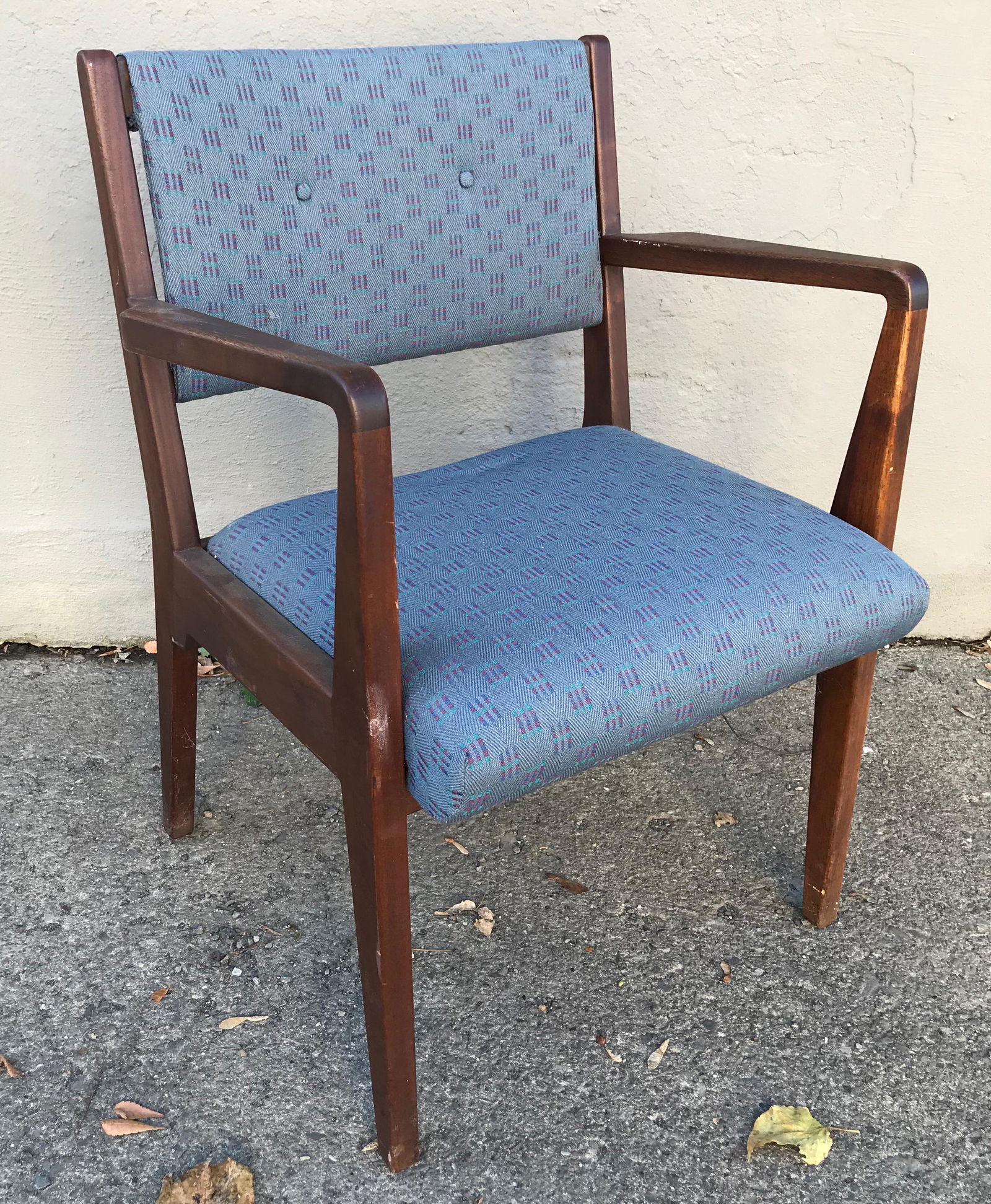 Jens Risom Walnut Arm Chair (1 of 4)