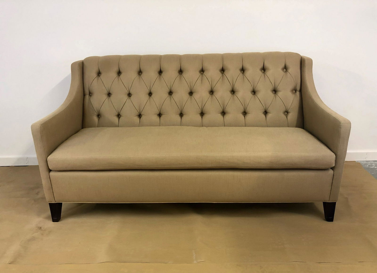 High Back Tufted Henredon Sofa (1 of 5)