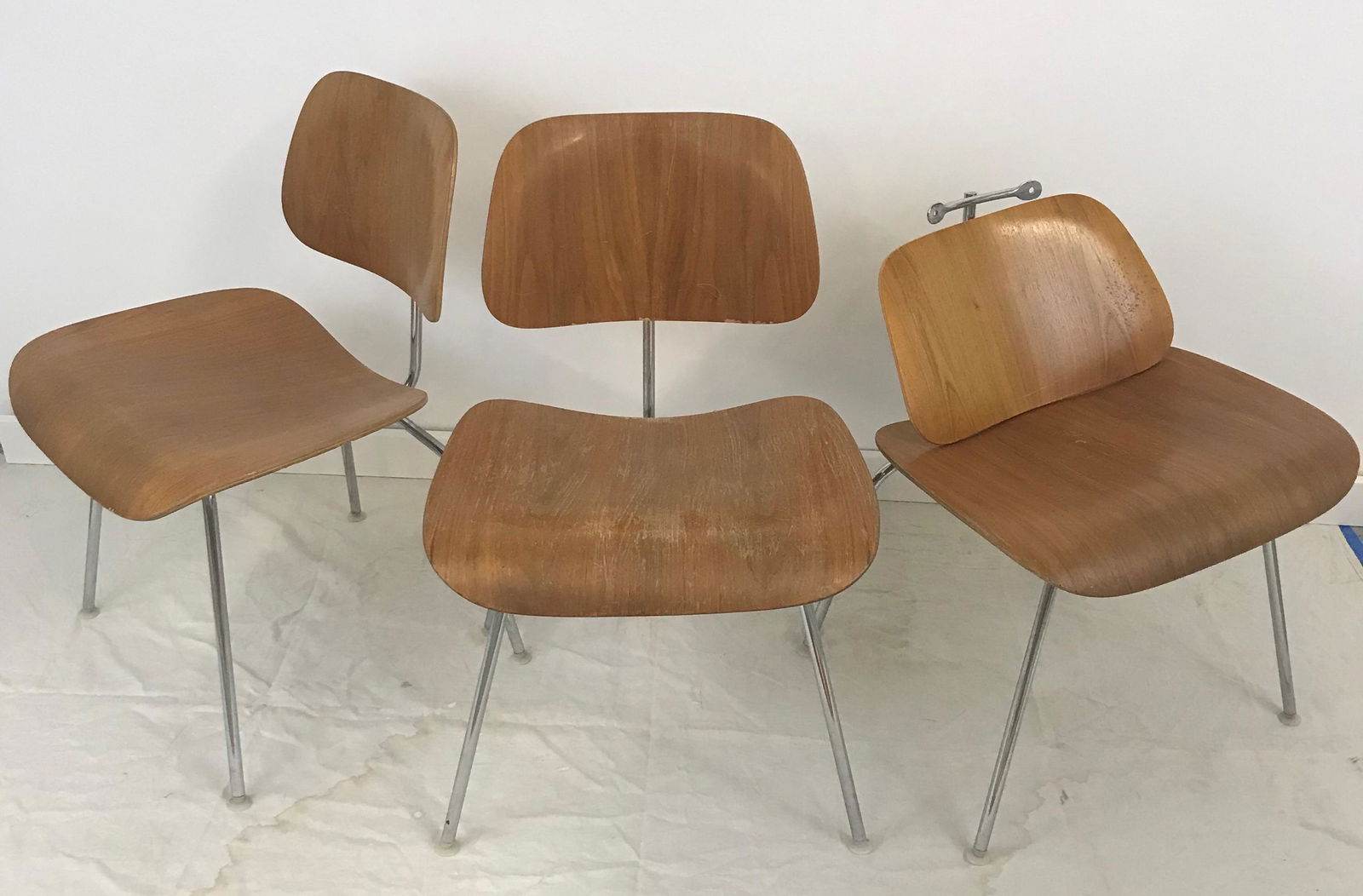 Set of 3 DCM Eames Chairs for Herman Miller (1 of 3)