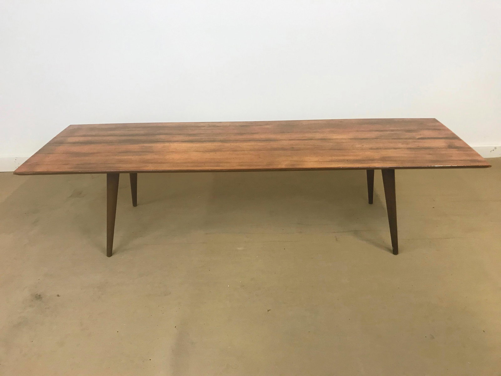 Paul McCobb Bench Table: Wooden Bench by Paul McCobb. Has been refinished. 60" x 18" x 14.5"