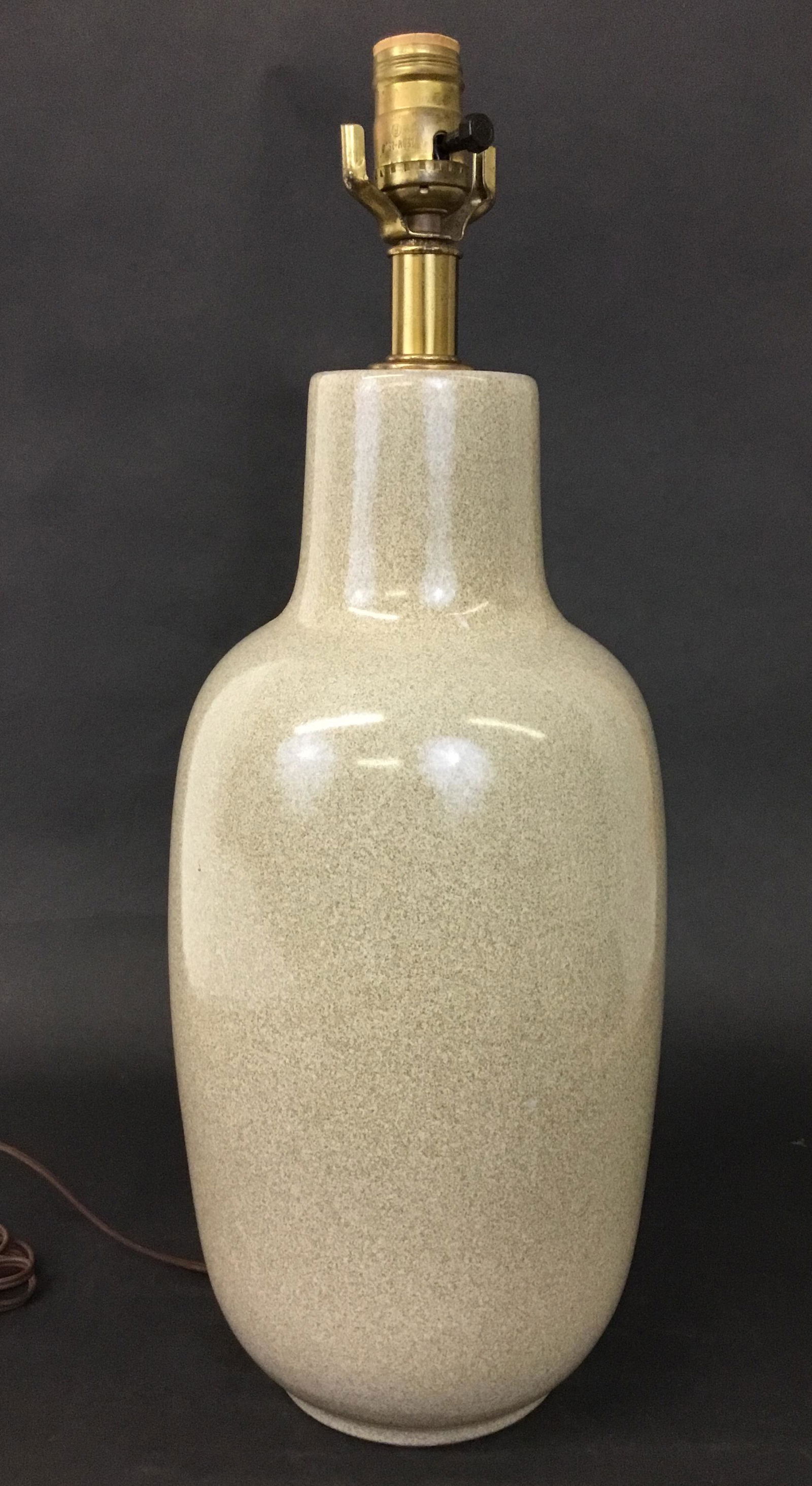 Design Technics Pottery Table Lamp: Vintage ceramic lamp by Design Technics. Body is 16.5" tall.