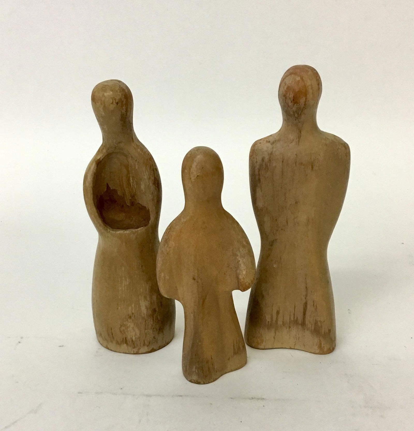 Creative Playthings Family Figures Antoni Vitale: Designed by Antoni Vitale for Creative Playthings. Mom, Dad and son. Dad is 6.25” tall.