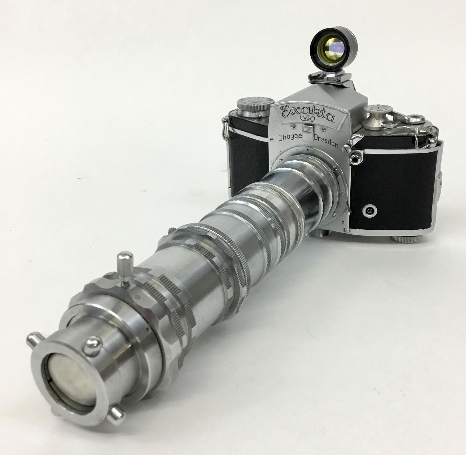 Exakta Vx Camera With Long Lens
