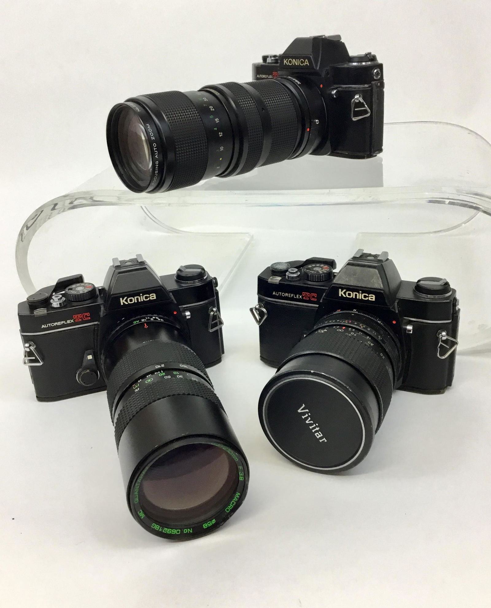 Three Konica Autoreflex TC 35 mm Cameras with Lens (1 of 11)