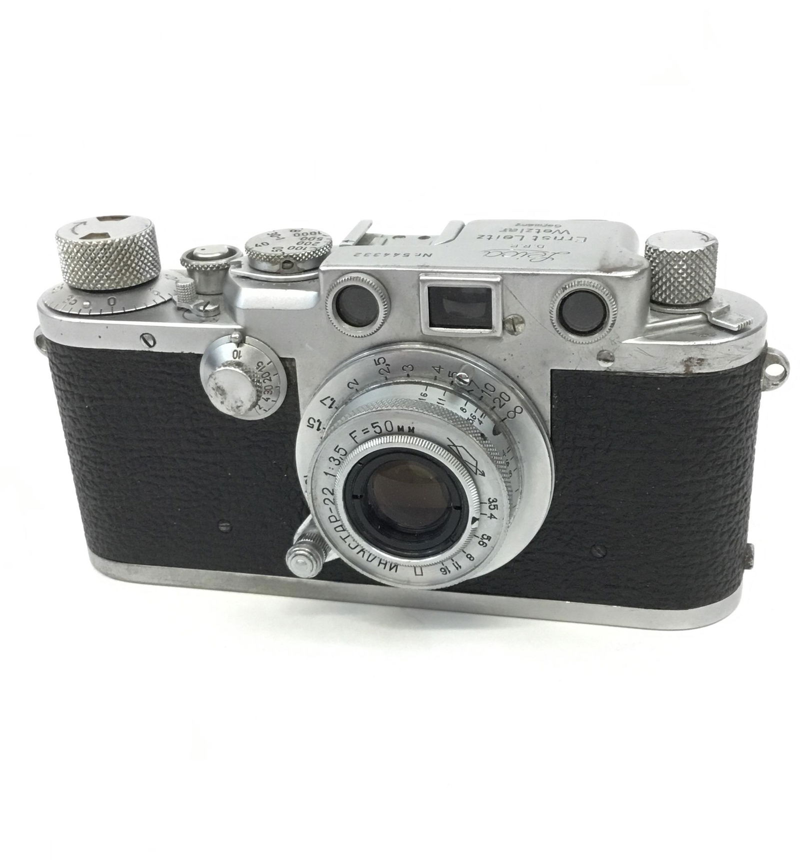 Vintage Leica IIIf Camera with Lens (1 of 6)