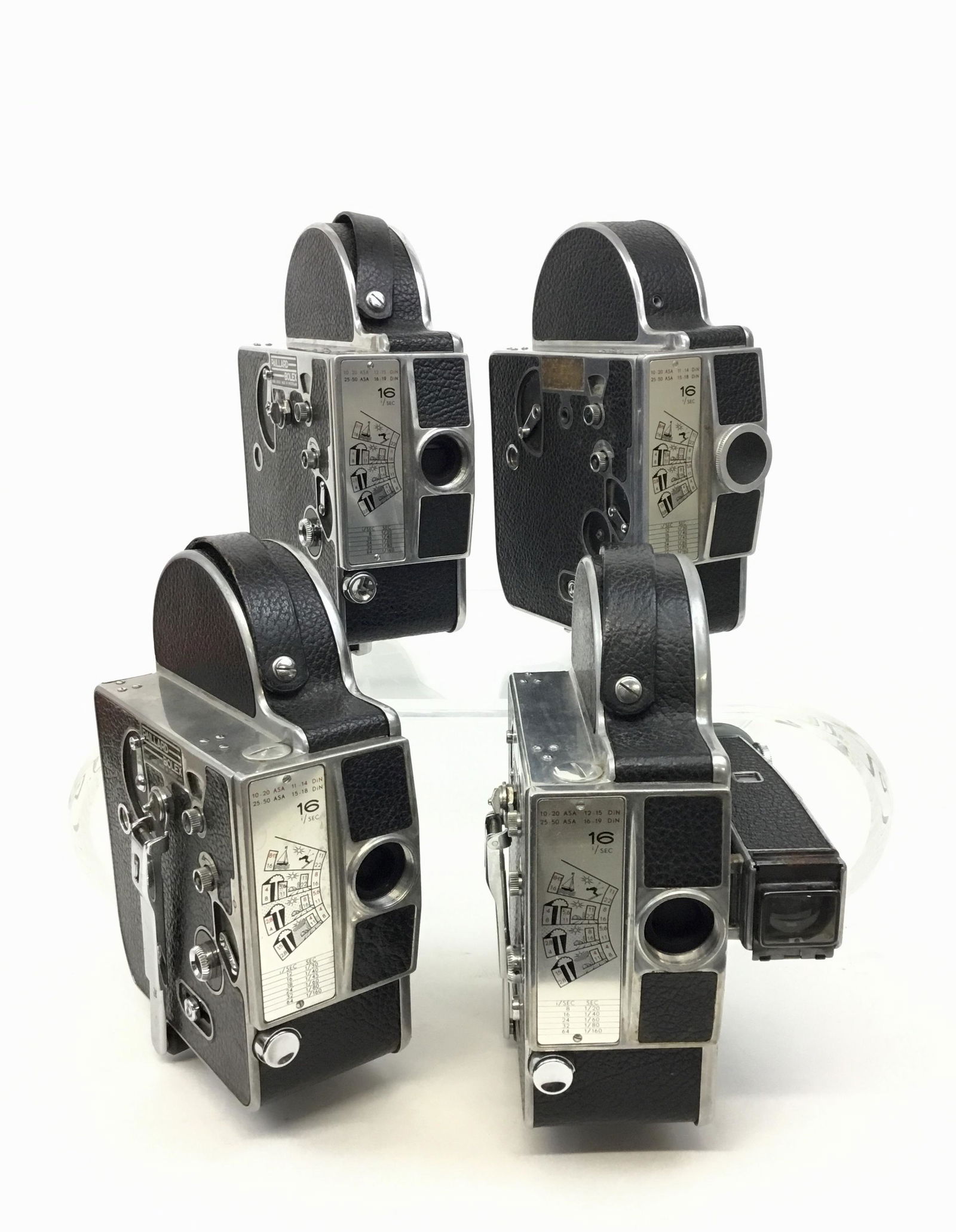Four Paillard Bolex 16 1/sec Movie Cameras (1 of 9)