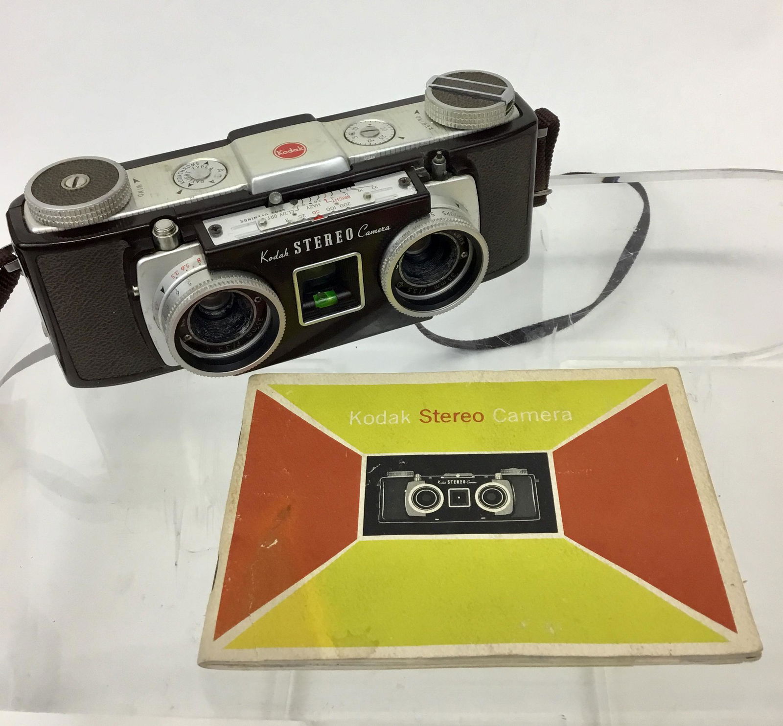 Vintage Kodak Stereo Camera with Case and Manual (1 of 7)