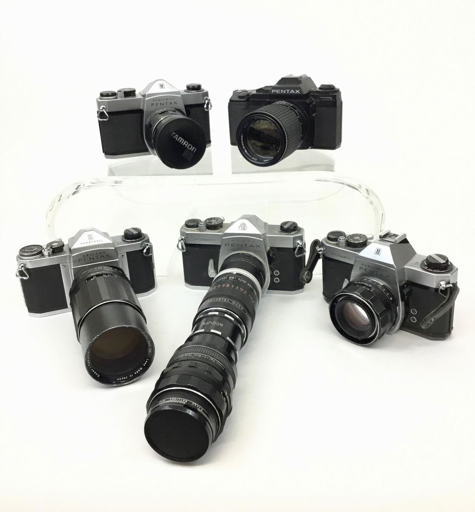 Vintage Pentax Cameras 35mm Honeywell Spotmatic with (1 of 13)