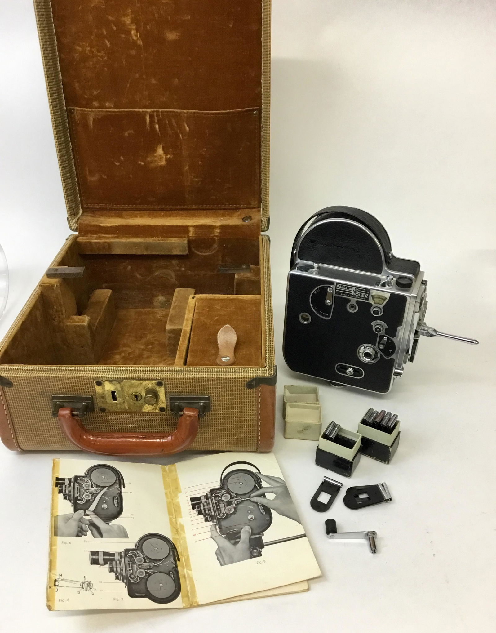 Vintage Paillard Bolex 16mm Movie Camera with Case (1 of 5)