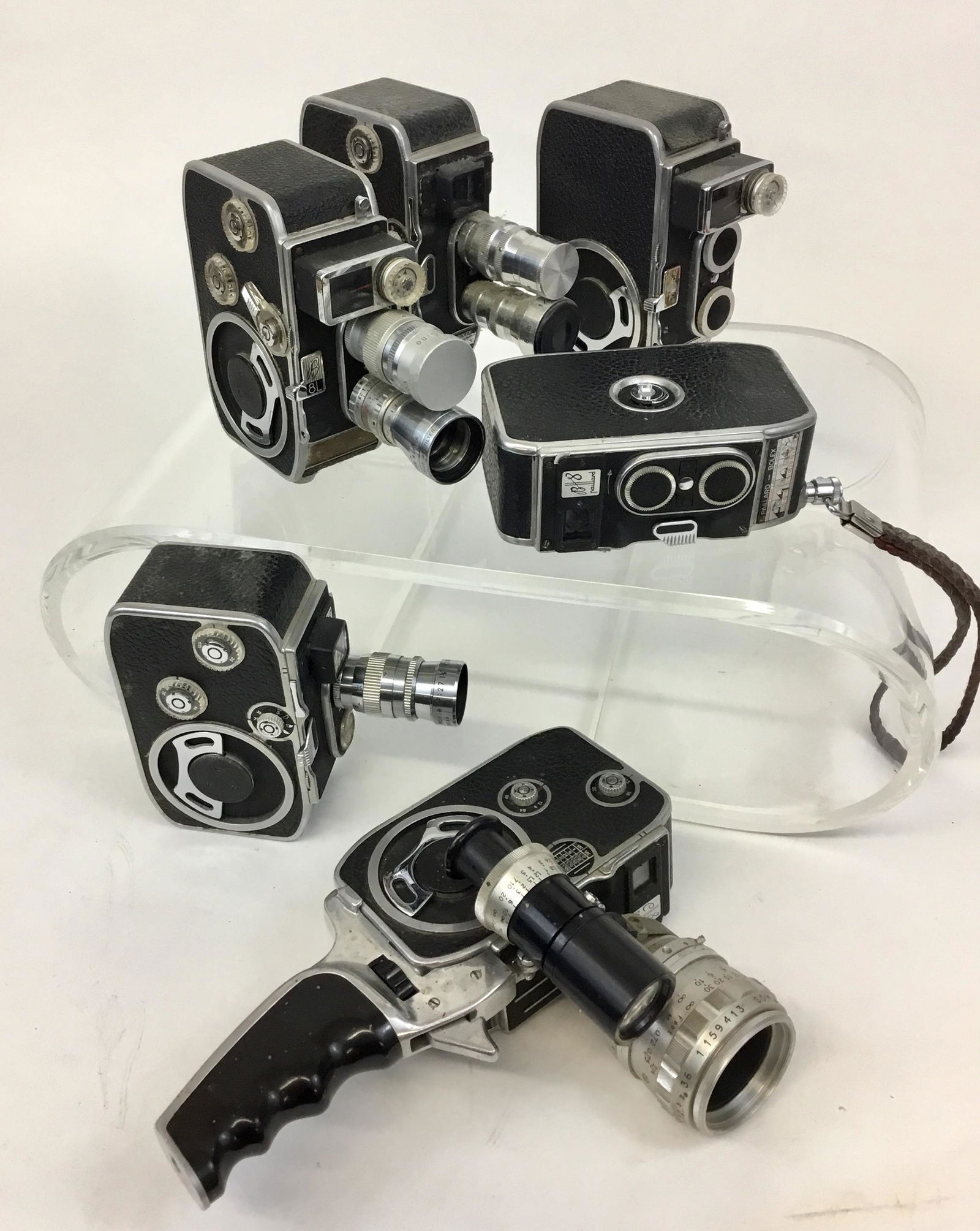 Lot of Vintage 8mm Bolex Movie Cameras (1 of 9)