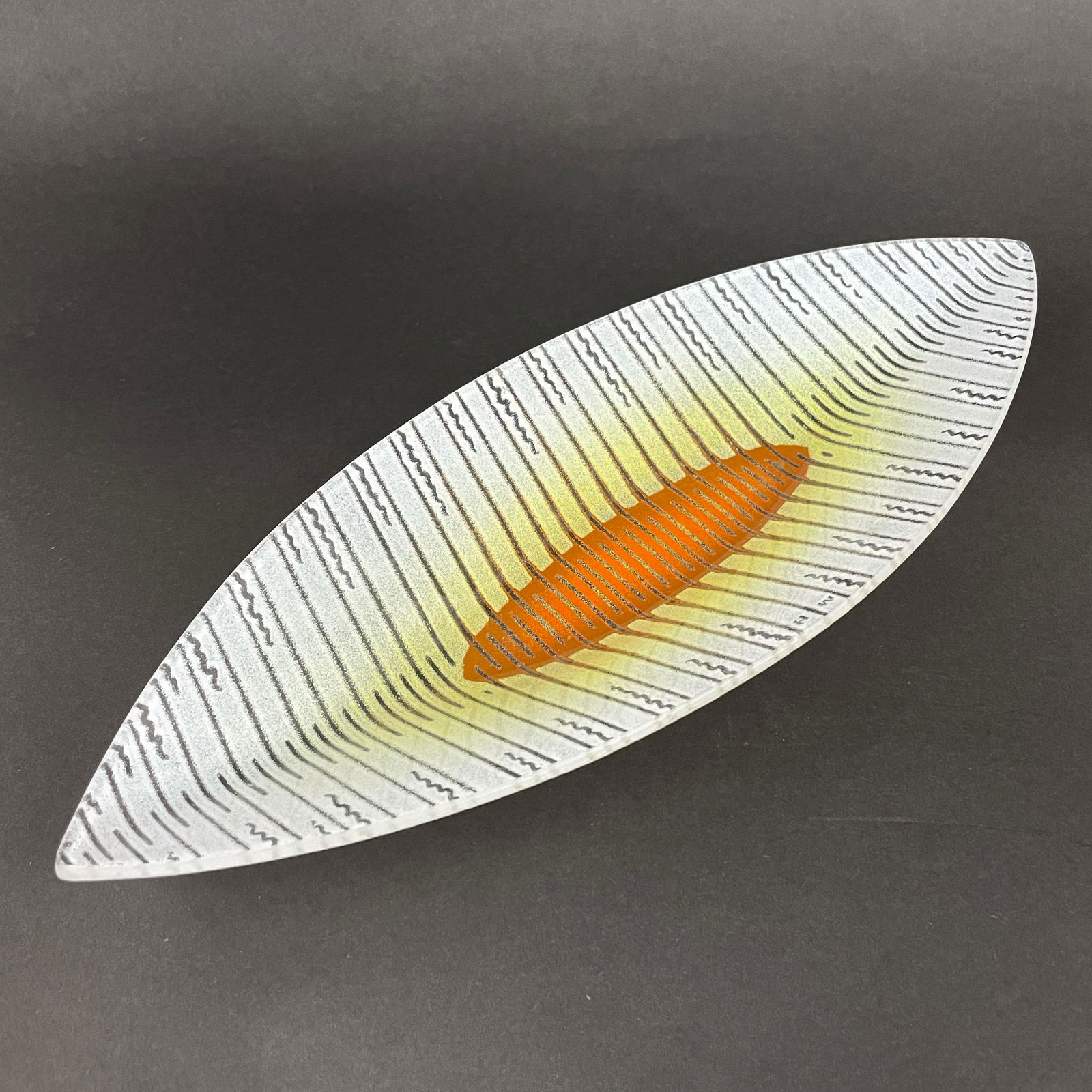 Maurice Heaton Art Glass Dish (1 of 7)