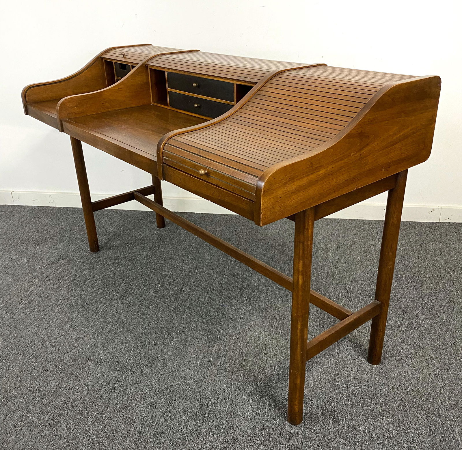 Mid Century Modern Roll Top Desk by Drexel (1 of 9)