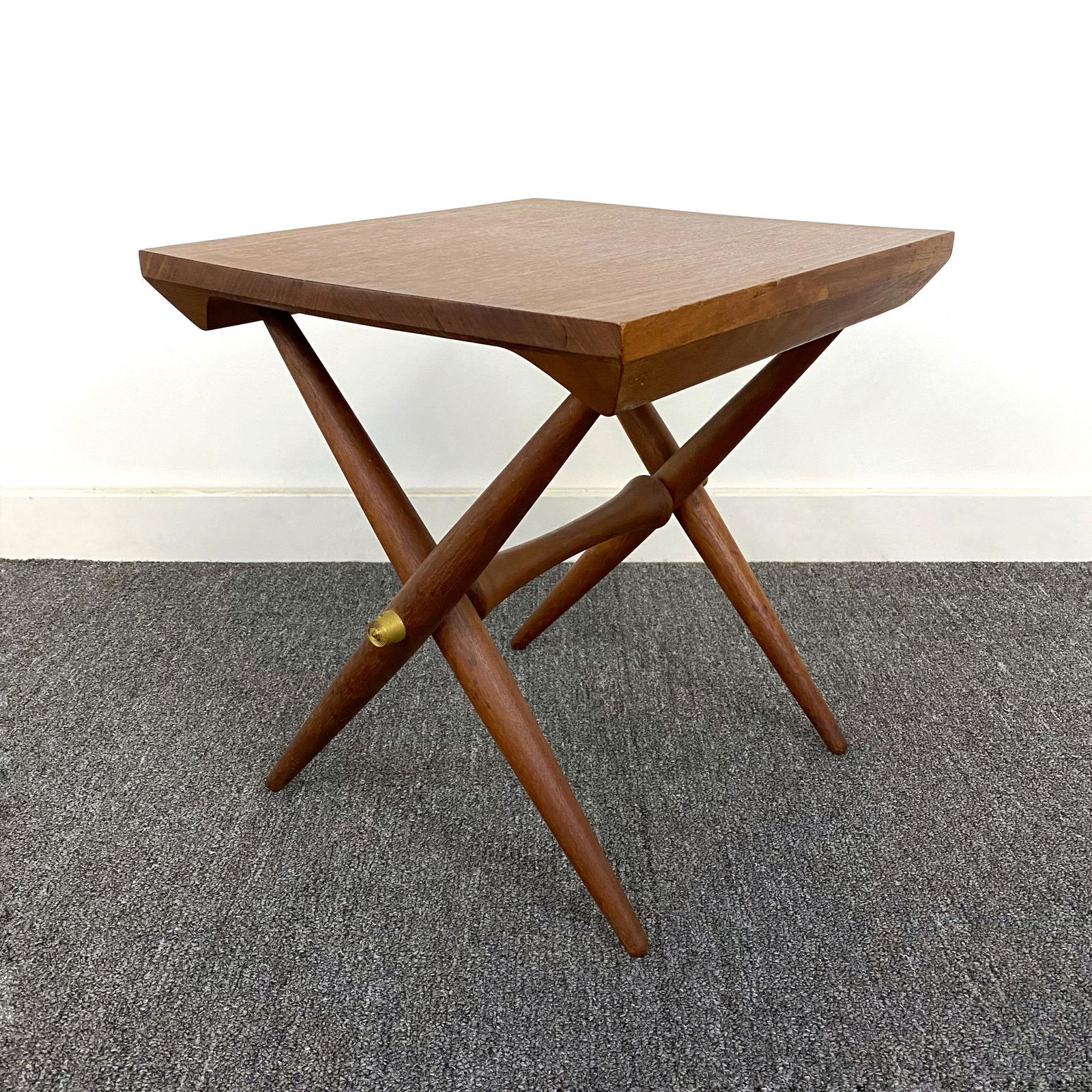 Mid Century Jens Quistgaard Teak X-Base Table IHQ (1 of 7)