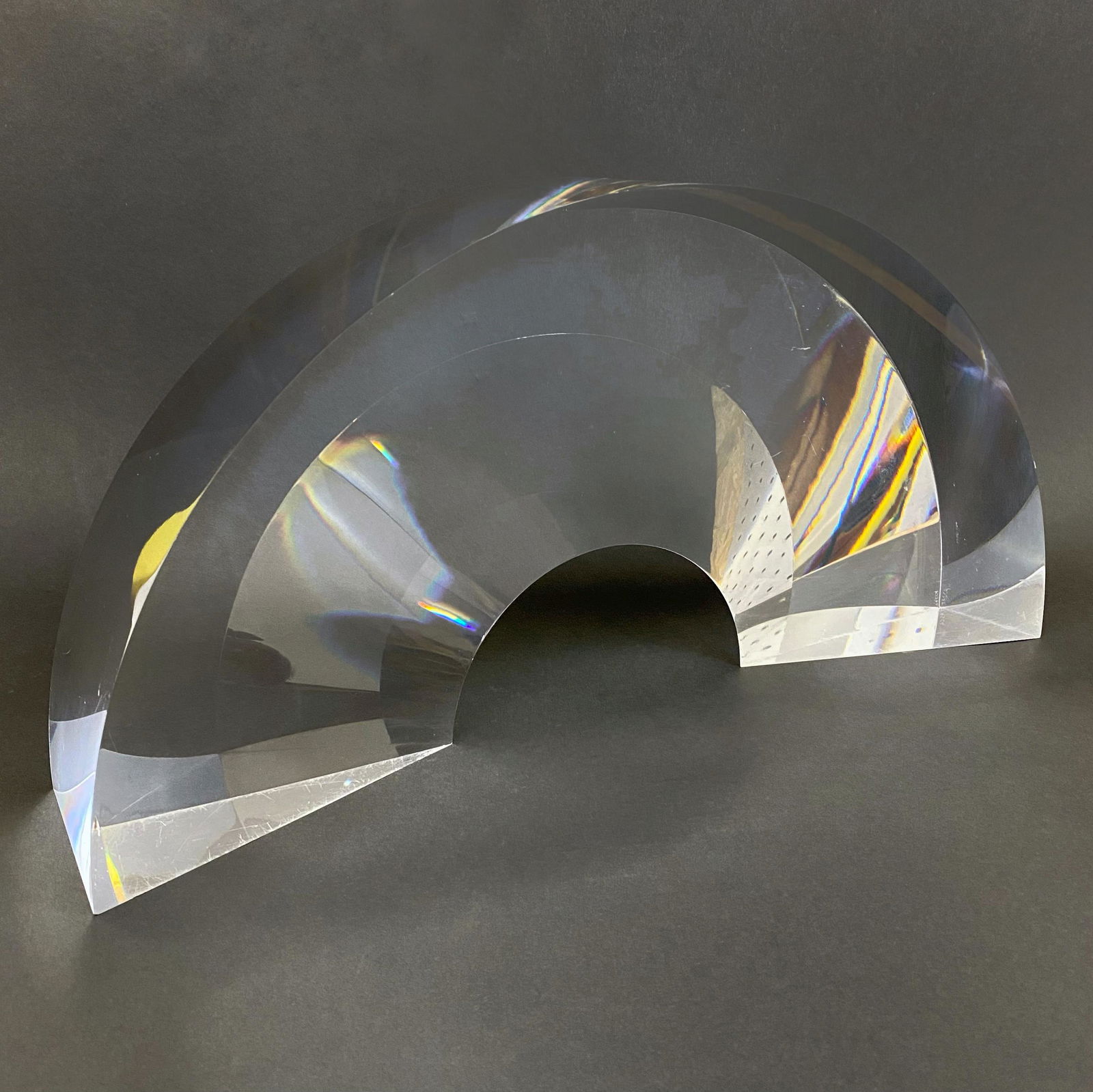 Lucite Arch Sculpture by Alessio Tasca (1 of 7)