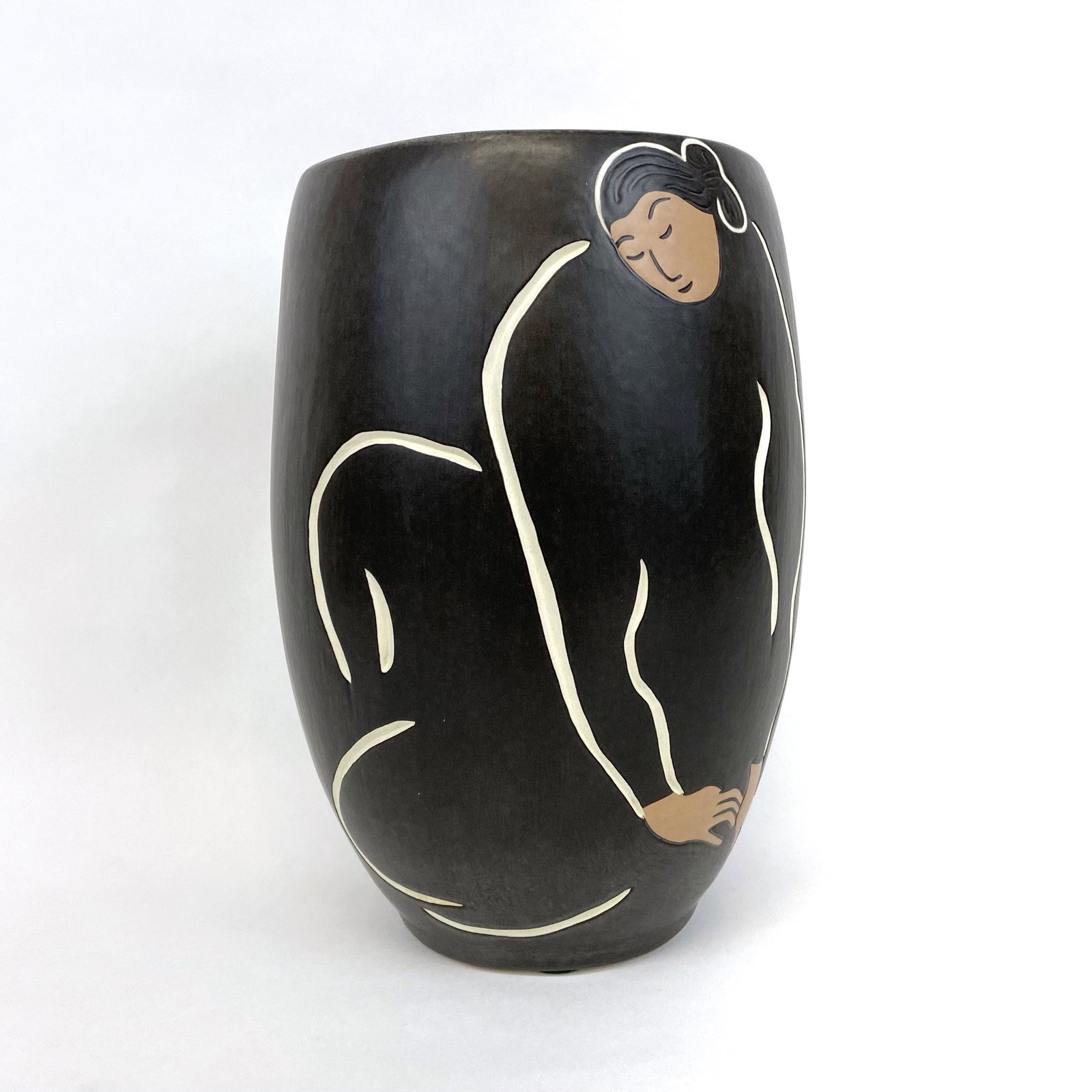 Greg Grycner Woman with White Cat Vase (1 of 8)